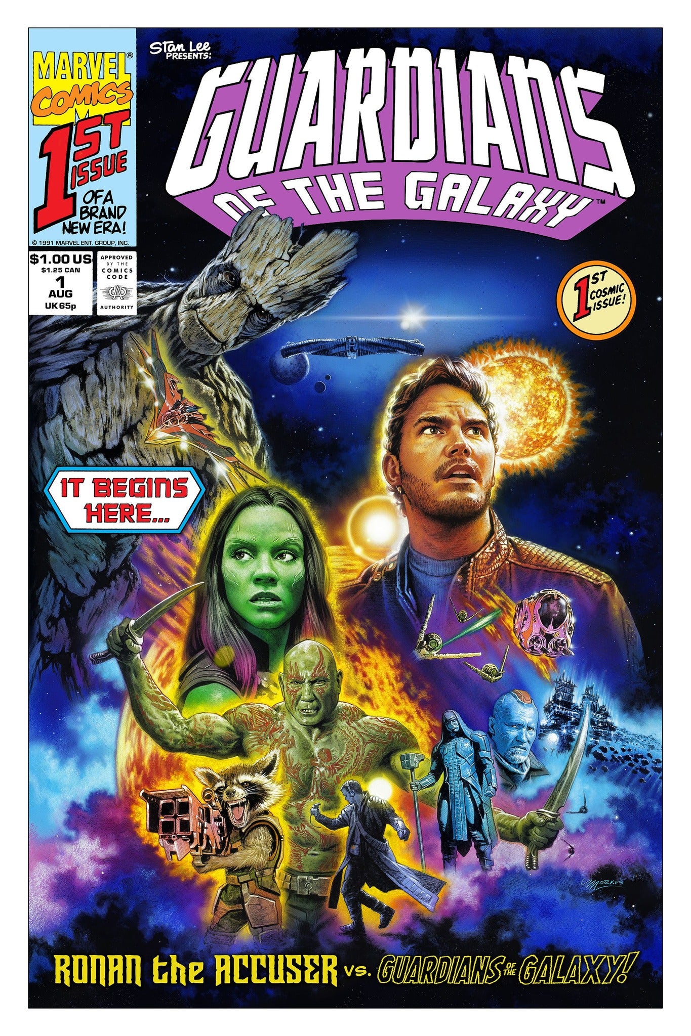 Guardians of the Galaxy Vol.1 Limited Edition Poster