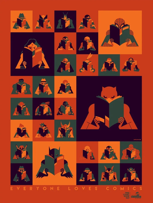 Everyone Loves Comics Limited Edition Poster