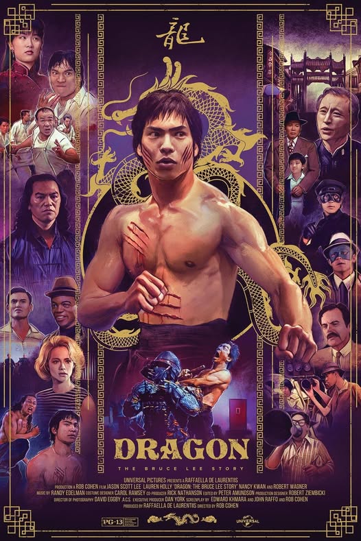 Enter The Dragon, Dragon The Bruce Lee Story Set of 2 Limited Edition Poster