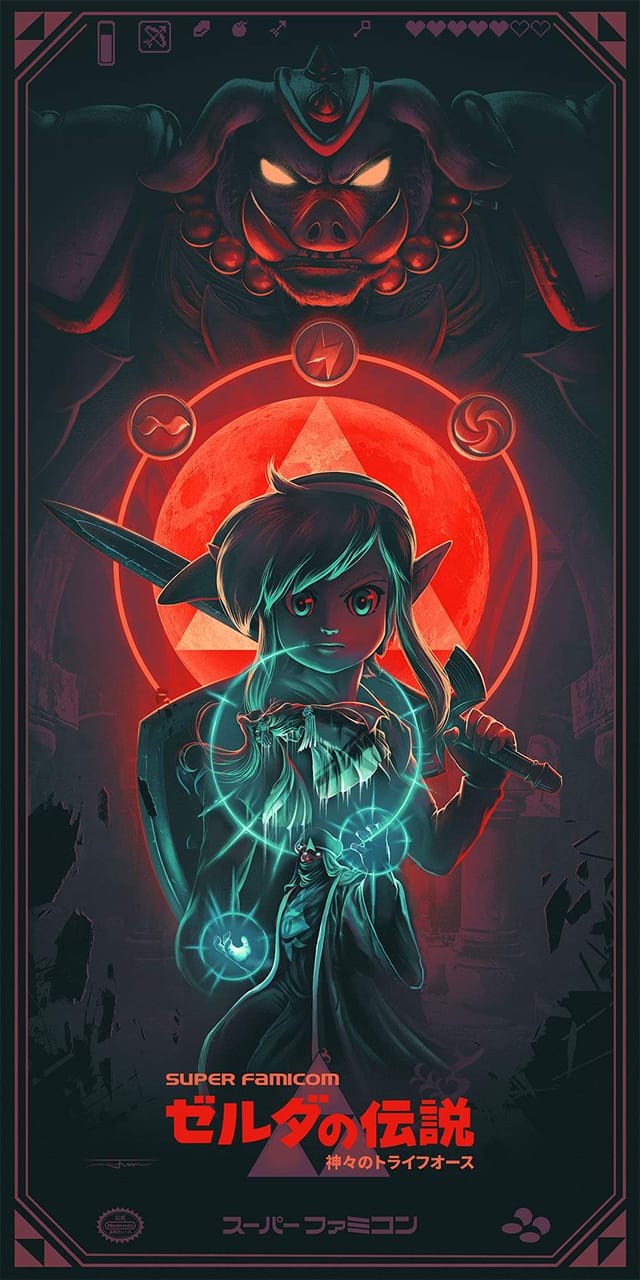 Legend of Zelda: A Link to the Past Limited Edition Poster