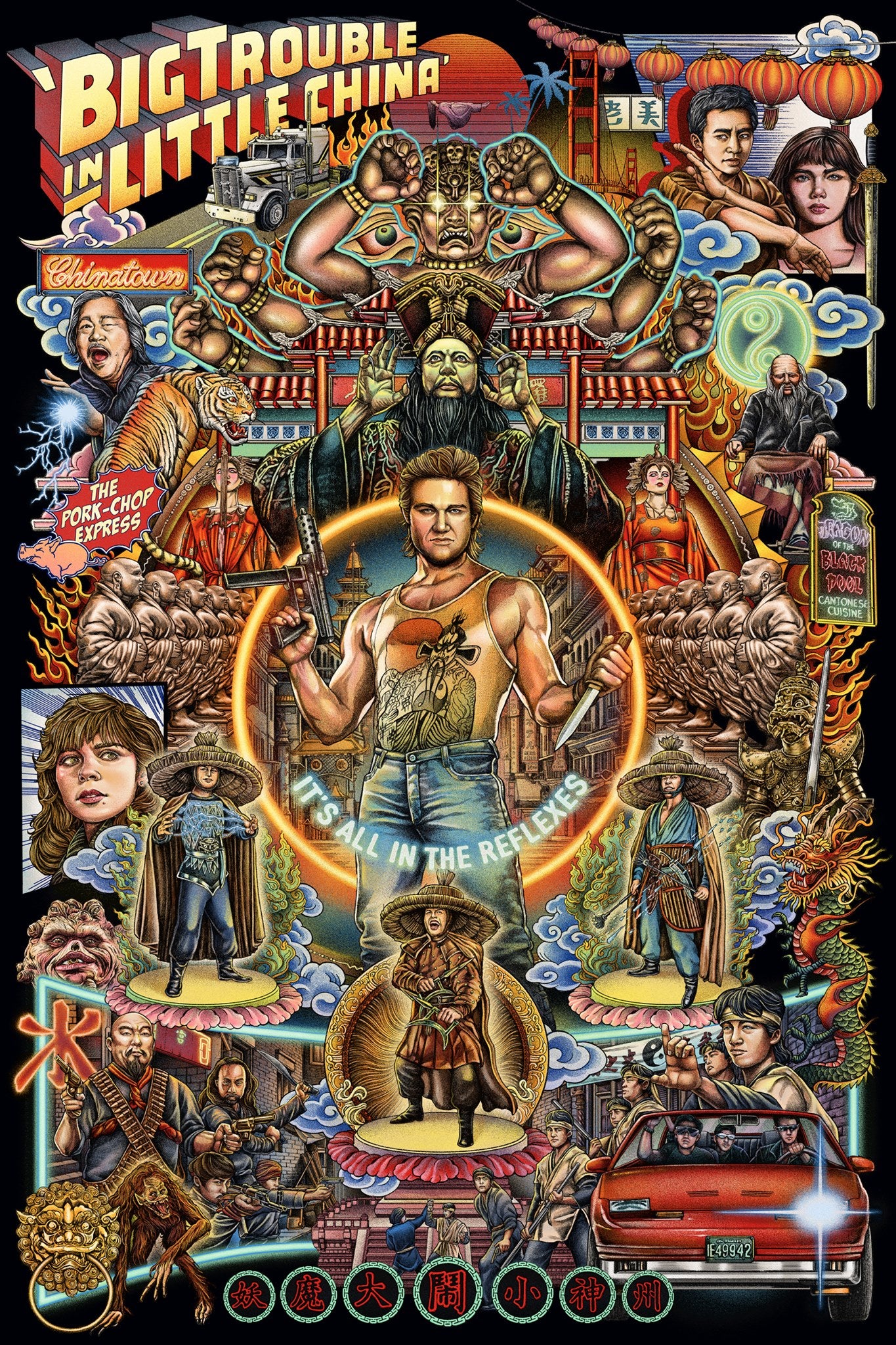 Big Trouble in little China Limited Edition Poster