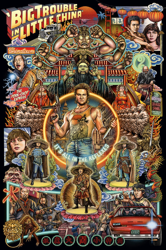 Big Trouble in little China Limited Edition Poster