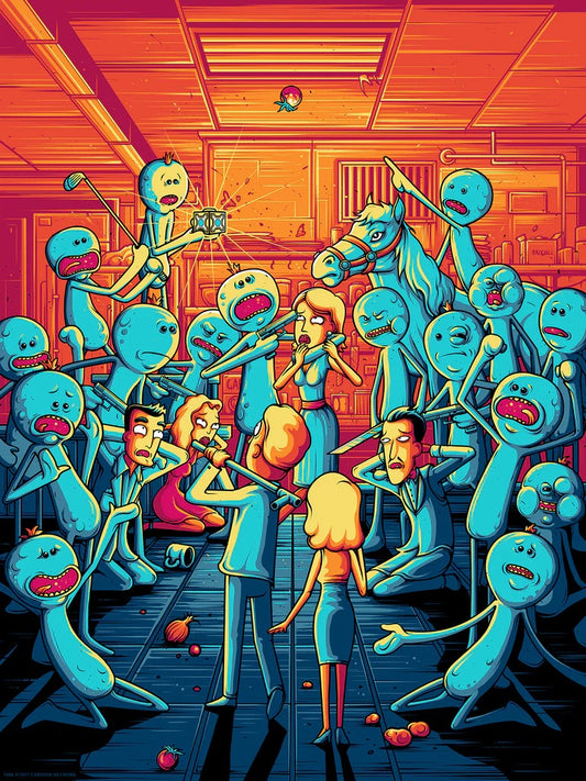 Rick and Morty: Meeseeks Limited Edition Poster