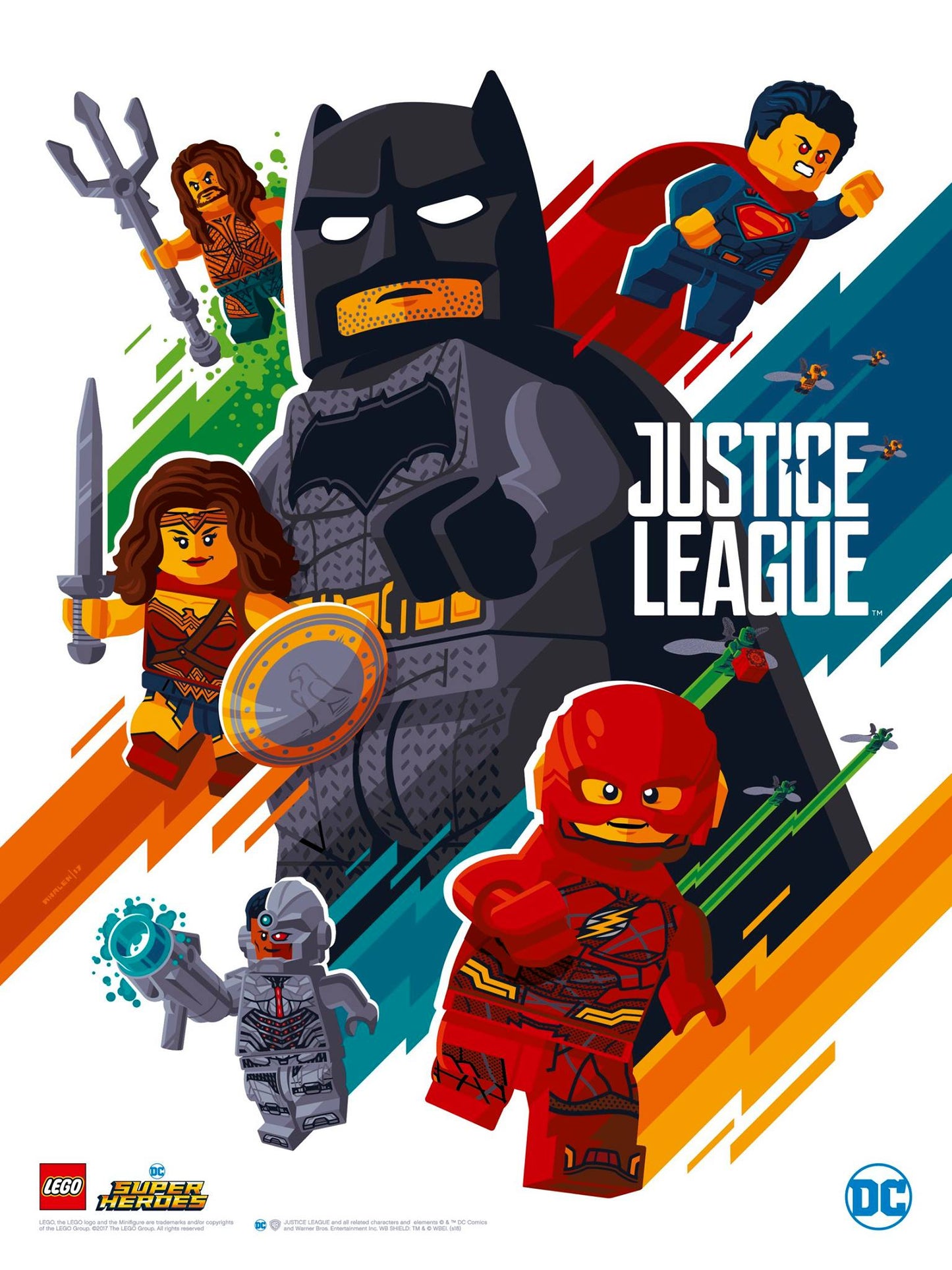 Lego Justice League Mini Poster