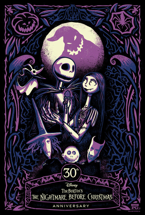 Nightmare Before Christmas 30th Anniversary Poster