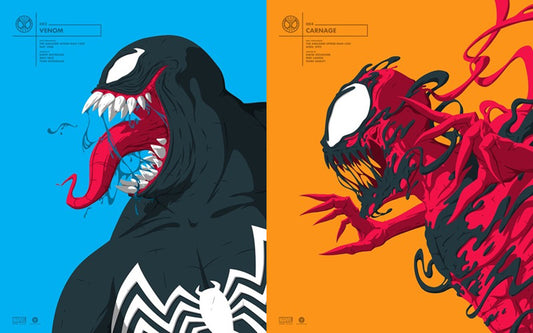 Venom & Carnage Set of 2 Limited Edition Posters